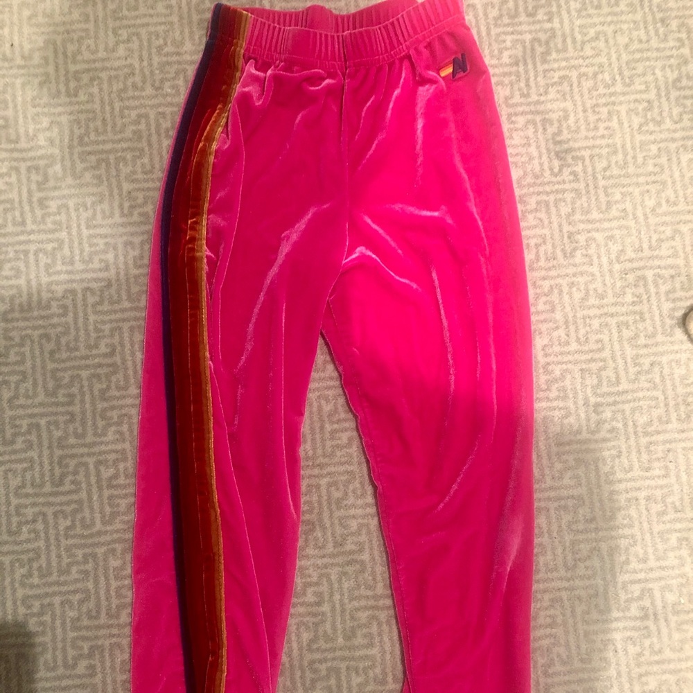 AVIATOR NATION KIDS VELOUR SWEATPANTS